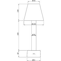 Настольная лампа Maytoni Modern Tet-a-tet MOD104TL-3AGR3K Серебро — фото 5, Настольные лампы