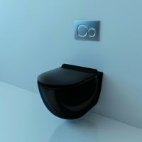 Унитаз Esbano Garcia ESUPGARCB подвесной Черный глянцевый с сиденьем Микролифт — фото 2, Унитазы