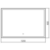 Товар: Зеркало Silver Mirrors Ливия 2 120 ФР-00001767 с подсветкой с сенсорным выключателем и подогревом - фото 4 Зеркало Silver Mirrors Ливия 2 120 ФР-00001767 с подсветкой с сенсорным выключателем и подогревом — фото 4, Зеркала в ванную комнату
