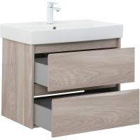 Тумба под раковину Aquanet Nova Lite 75 287885 подвесная Орех светлый — фото 5, Тумбы под раковину