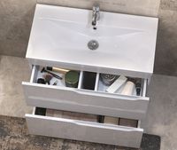 Тумба под раковину Vigo Neo 80 tn.NEO.9696.80.2Y Белая — фото 6, Тумбы под раковину