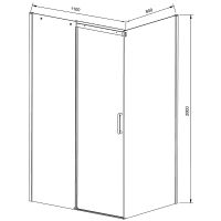 Товар: Душевой уголок Vincea Dice 110x80 VSR-4D8011CLB профиль Черный стекло прозрачное - фото 4 Душевой уголок Vincea Dice 110x80 VSR-4D8011CLB профиль Черный стекло прозрачное — фото 4, Прямоугольные душевые уголки