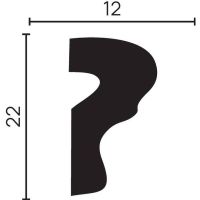 Молдинг Decor-Dizayn DD605 2000x22x12 мм — фото 4, Молдинги