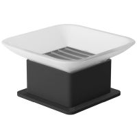 Мыльница Excellent Riko DOEX.1613BL Черная матовая — фото 1, Мыльницы