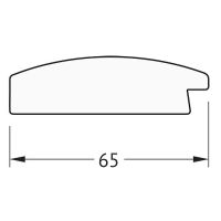 Зеркало Evoform Definite 136х76 BY 1104 в багетной раме - Орех 65 мм — фото 5, Мебель для ванной