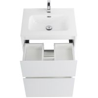 Тумба под раковину BelBagno Kraft 60 KRAFT-600-2C-PIA-BO Bianco Opaco — фото 7, Тумбы под раковину