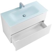 Тумба под раковину BelBagno Etna-H60 80 ETNA-H60-800-2C-SO-BL-P подвесная Bianco Lucido — фото 16, Тумбы под раковину