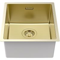 Кухонная мойка Paulmark Lassan 38 Uni LA38-LG Светлое золото — фото 2, Кухонные мойки