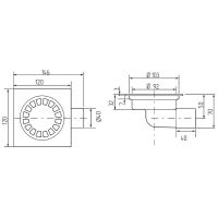 Товар: Душевой трап Migliore Ricambi 20207 с решеткой Бронза - фото 5 Душевой трап Migliore Ricambi 20207 с решеткой Бронза — фото 5, Трапы для душа