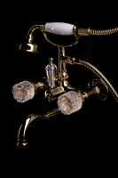 Товар: Смеситель для ванны Boheme Crystal 293-CRST Золото - фото 3 Смеситель для ванны Boheme Crystal 293-CRST Золото — фото 3, Смесители