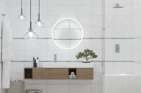 Керамическая плитка Eurotile (Rus) Amuletto White 5 АМ 0005 М настенная 25х50 см — фото 8, Керамическая плитка