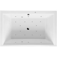 Акриловая ванна Excellent Crown Lux 190x120 WAEX.CRO19.RELAX.CR с гидромассажем — фото 1, Ванны