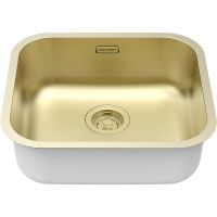 Кухонная мойка Paulmark Vello 48 Uni VE48-LG Светлое золото — фото 2, Кухонные мойки