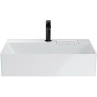 Раковина Kerama Marazzi Logica 60 LO.wb.60.1 Белая глянцевая — фото 2, Раковины накладные