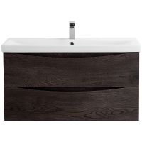 Тумба под раковину BelBagno Marino-Cer 90 MARINO-CER-900-2C-SO-RNG-P подвесная Rovere Nature Grigio — фото 1, Тумбы под раковину