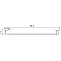 Товар: Полотенцедержатель Gappo G38 G3801 Хром - фото 8 Полотенцедержатель Gappo G38 G3801 Хром — фото 8, Полотенцедержатели