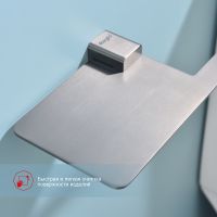 Держатель туалетной бумаги Raglo R301.03.09 с полкой Графит — фото 4, Держатели туалетной бумаги