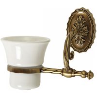 Стакан для зубных щеток Migliore Edera 16904 Бронза — фото 1, Стаканы для зубных щеток