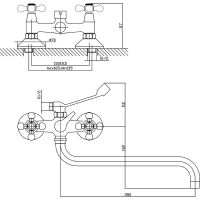 Товар: Смеситель для ванны Viko V-1225 универсальный Хром - фото 3 Смеситель для ванны Viko V-1225 универсальный Хром — фото 3, Смеситель для ванны