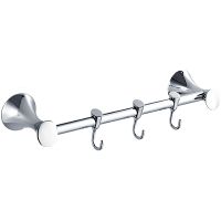 Вешалка для полотенец Frap F35 F3515-3 Хром — фото 1, Крючки для полотенец