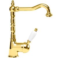 Смеситель для раковины Cezares Elite ELITE-LSM2-03/24-Bi Золото 24 карат — фото 1, Смесители для раковины