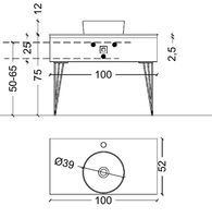 Тумба под раковину Boheme Armadi Art Lucido 100 770-100-W подвесная Жемчужный белый — фото 4, Мебель для ванной