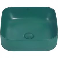 Товар: Раковина-чаша Abber Rechteck 39 AC2211MBG Темно-зеленая матовая - фото 3 Раковина-чаша Abber Rechteck 39 AC2211MBG Темно-зеленая матовая — фото 3, Раковины