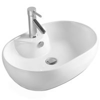 Раковина SantiLine 59 SL-1023 Белая — фото 1, Раковины накладные