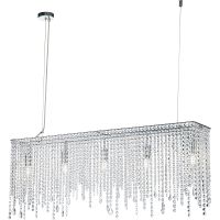 Подвесной светильник Maytoni Modern Empress DIA002PL-05CH Прозрачный Хром — фото 1, Подвесные светильники