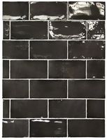 Керамическая плитка Equipe Manacor Black 26906 настенная 7,5х15 см — фото 1, Керамическая плитка