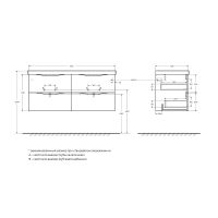 Товар: Тумба под раковину BelBagno Marino-Cer 120 MARINO-CER-1200-4C-SO-2-RNG-P подвесная Rovere Nature Grigio - фото 10 Тумба под раковину BelBagno Marino-Cer 120 MARINO-CER-1200-4C-SO-2-RNG-P подвесная Rovere Nature Grigio — фото 10, Тумбы под раковину