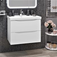 Товар: Тумба под раковину Opadiris Элеганс 70 00-00006756 подвесная Белая матовая - фото 2 Тумба под раковину Opadiris Элеганс 70 00-00006756 подвесная Белая матовая — фото 2, Мебель для ванной