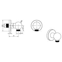 Шланговое подключение Boheme Medici 604 Бронза — фото 2, Душевое оборудование. Душевая программа