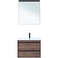 Комплект мебели для ванной Aquanet Lino 70 271954 подвесной Дуб веллингтон — фото 2, Комплекты мебели для ванной