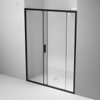 Товар: Душевая дверь AM.PM Gem 150 W90G-150-1-195BM профиль Черный матовый стекло матовое-прозрачное - фото 6 Душевая дверь AM.PM Gem 150 W90G-150-1-195BM профиль Черный матовый стекло матовое-прозрачное — фото 6, Душевые двери в нишу