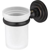 Стакан для зубных щеток WasserKRAFT Isar K-7328 Темная бронза — фото 1, Мыльницы