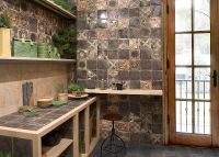 Керамическая плитка Mainzu Ricordi Venezziani Nero PT02996 настенная 20х20 см — фото 2, Керамическая плитка