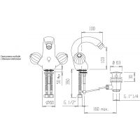 Товар: Смеситель для биде Cezares Royal Palace ROYAL PALACE-BS1-02-MS Бронза - фото 2 Смеситель для биде Cezares Royal Palace ROYAL PALACE-BS1-02-MS Бронза — фото 2, Смесители