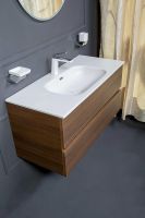 Товар: Тумба под раковину Boheme Armadi Art Vallessi 100 837-100-D подвесная Dark Oak - фото 5 Тумба под раковину Boheme Armadi Art Vallessi 100 837-100-D подвесная Dark Oak — фото 5, Мебель для ванной