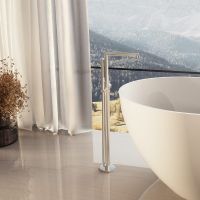 Товар: Смеситель для ванны Vincea Rim VTF-2RMCH Хром - фото 2 Смеситель для ванны Vincea Rim VTF-2RMCH Хром — фото 2, Смесители напольные