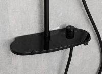 Душевая система Gappo G2495-86 Черная матовая — фото 13, Душевые стойки