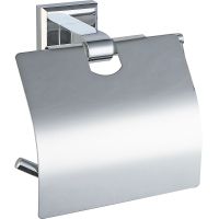 Держатель туалетной бумаги Viko V-111 с крышкой Хром — фото 1, Держатели туалетной бумаги