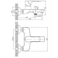 Товар: Смеситель для ванны Orange Aristo M19-100b Черный матовый - фото 12 Смеситель для ванны Orange Aristo M19-100b Черный матовый — фото 12, Смесители