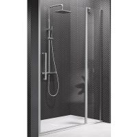 Душевая дверь Novellini Young 100 Y22P97-1K профиль Хром стекло прозрачное — фото 1, Душевые двери в нишу