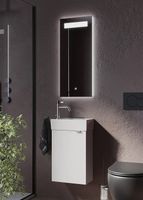 Товар: Тумба под раковину Sancos Mini 37 L MN35WL подвесная Белый глянец - фото 7 Тумба под раковину Sancos Mini 37 L MN35WL подвесная Белый глянец — фото 7, Мебель для ванной