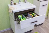 Тумба под раковину Sanflor Техас 60 Н0000001077 Северное дерево светлое — фото 7, Тумбы под раковину