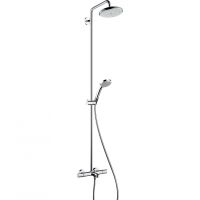 Душевая система Hansgrohe Croma 220 Showerpipe 27223000 Хром — фото 1, Душевые стойки