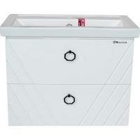 Тумба под раковину Bellezza Альба 70 4631711110014 подвесная Белая — фото 1, Мебель для ванной