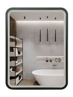 Товар: Зеркало Art&Max Genova AM-Gen-600-800-DS-F с сенсорным выключателем Черное - фото 4 Зеркало Art&Max Genova AM-Gen-600-800-DS-F с сенсорным выключателем Черное — фото 4, Мебель для ванной