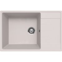 Кухонная мойка Ulgran Quartz Prima 760-01 Жасмин — фото 1, Кухонные мойки